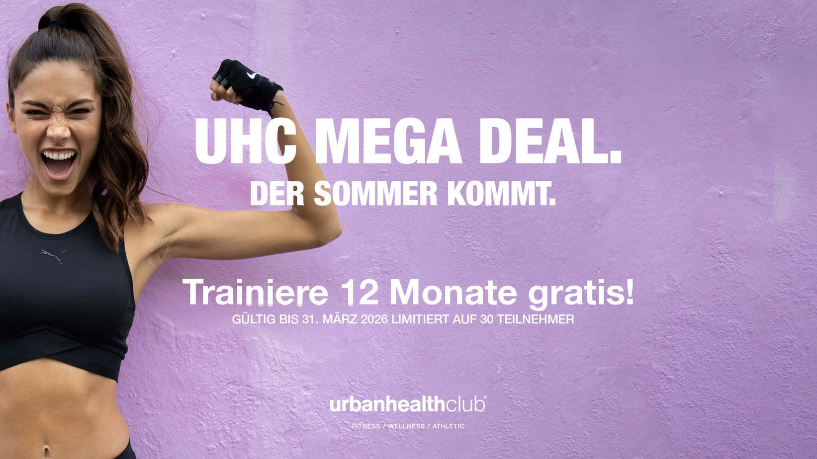 12 Monate gratis trainieren | urbanhealth club Angebot 2026 Fitness Ludwigsburg